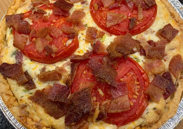 Easy Tomato And Bacon Pie Recipe